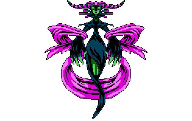 The Enchantress in her final form, as the Remnant Of Fate.